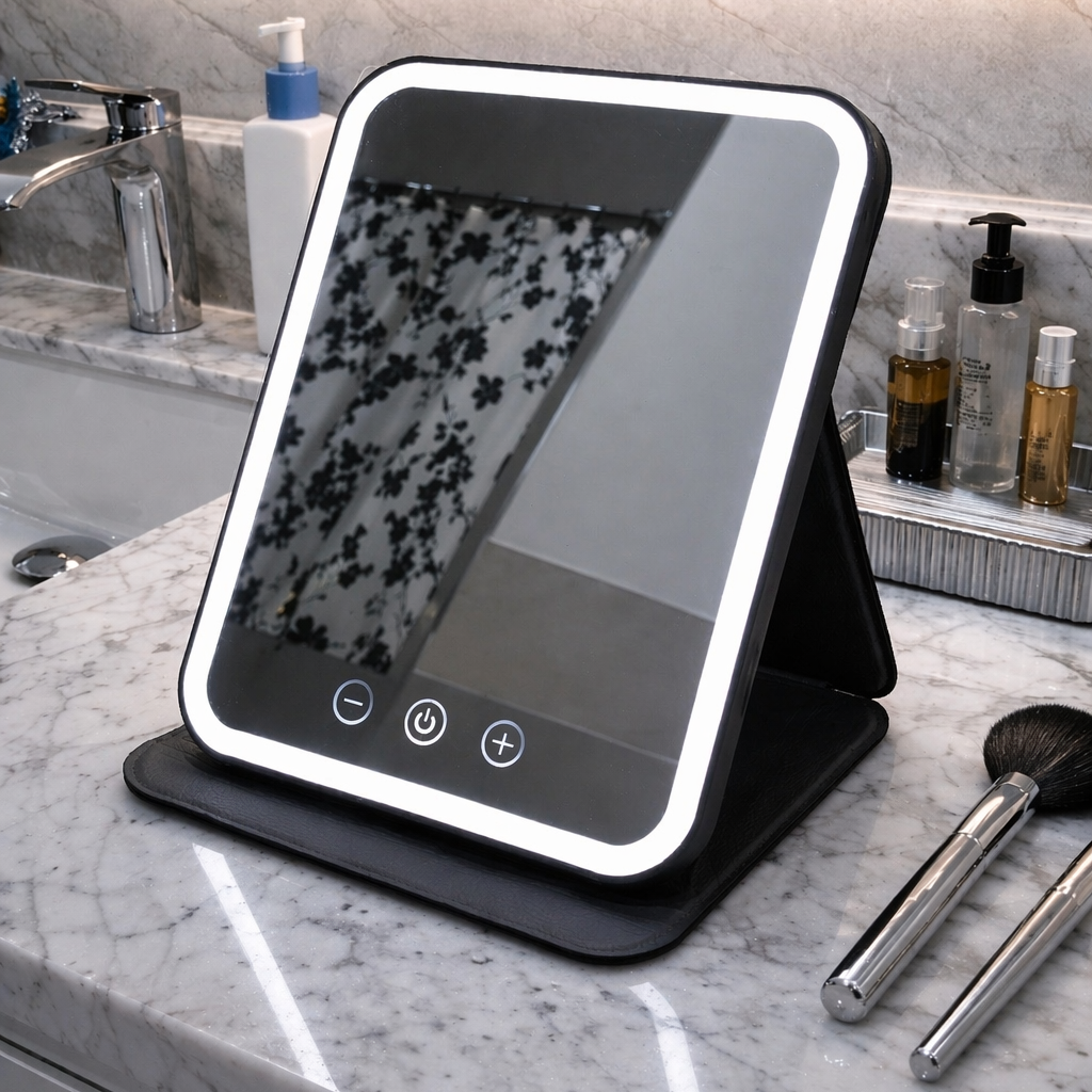 Makeup Mirror with Adjustable Lighting